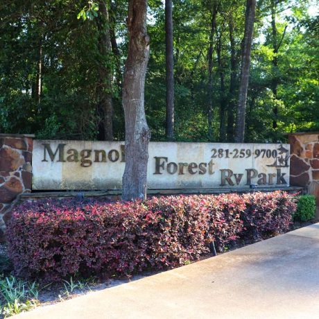 entry gate to magnolia forest